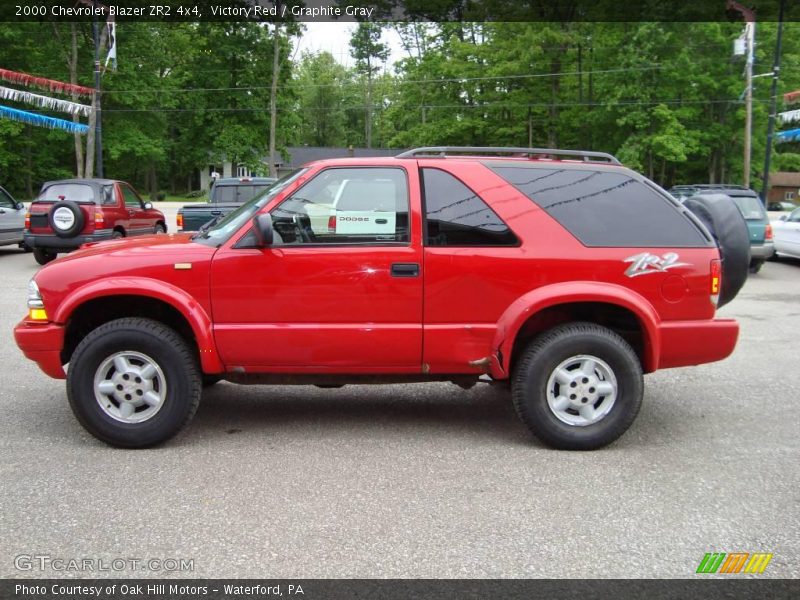 Victory Red / Graphite Gray 2000 Chevrolet Blazer ZR2 4x4