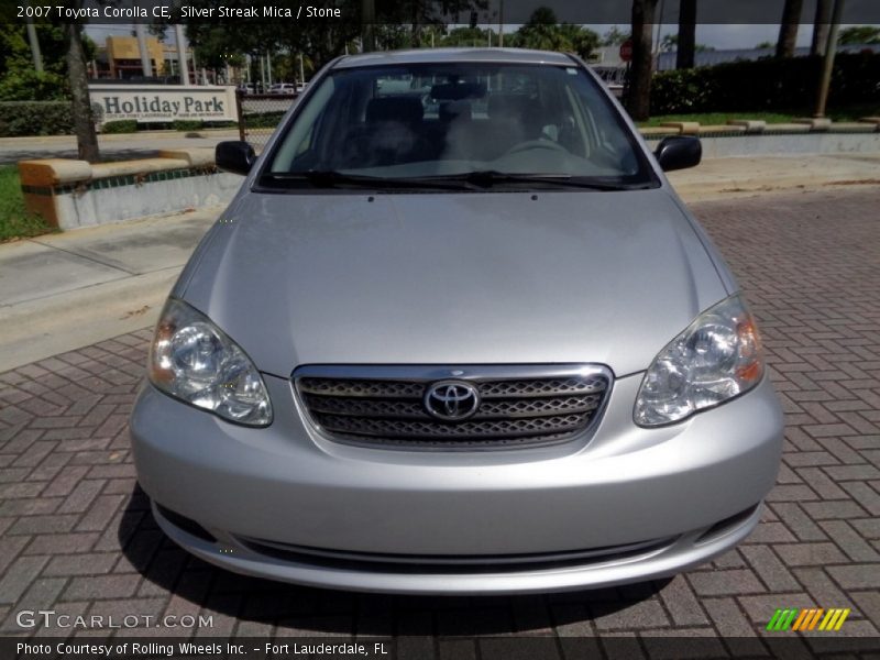 Silver Streak Mica / Stone 2007 Toyota Corolla CE