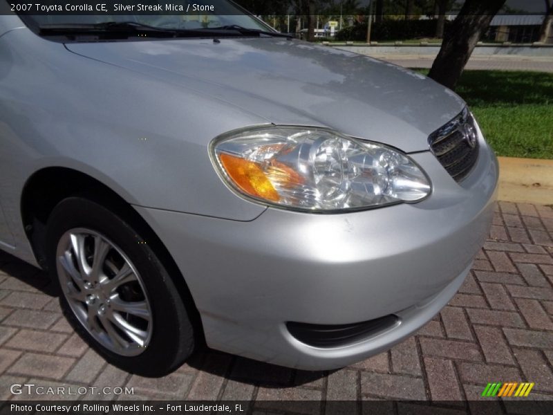 Silver Streak Mica / Stone 2007 Toyota Corolla CE
