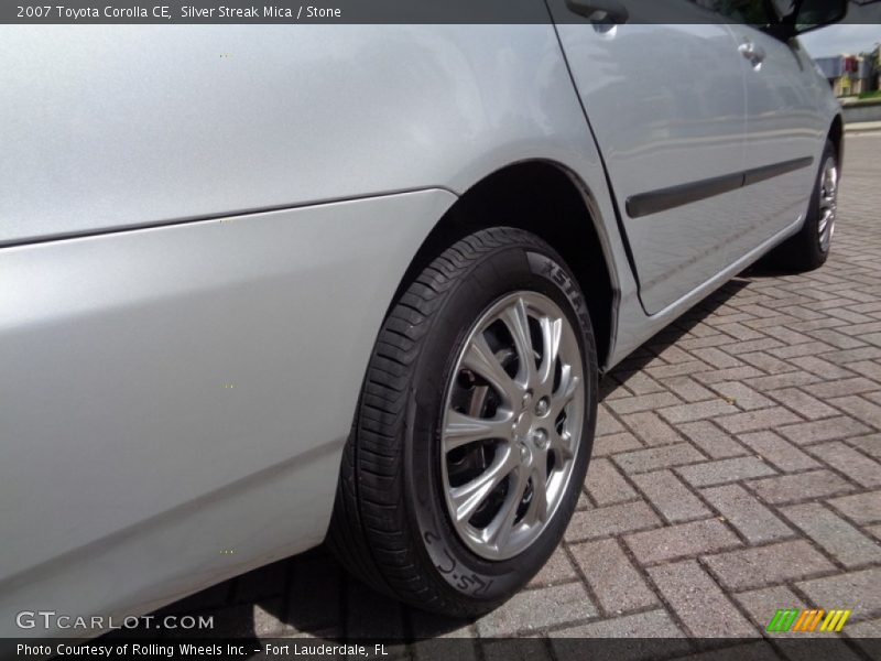 Silver Streak Mica / Stone 2007 Toyota Corolla CE