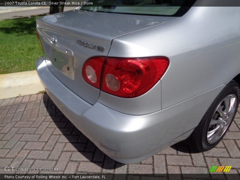 Silver Streak Mica / Stone 2007 Toyota Corolla CE