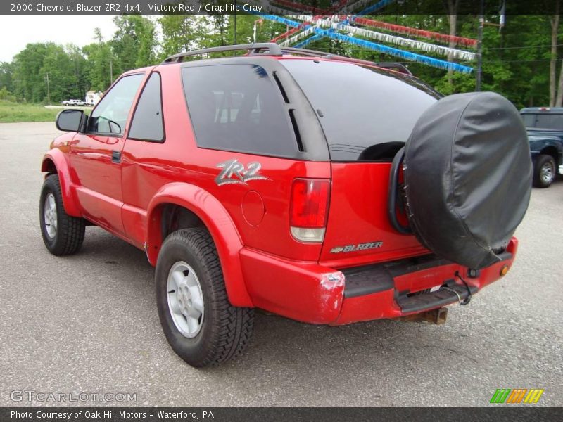 Victory Red / Graphite Gray 2000 Chevrolet Blazer ZR2 4x4