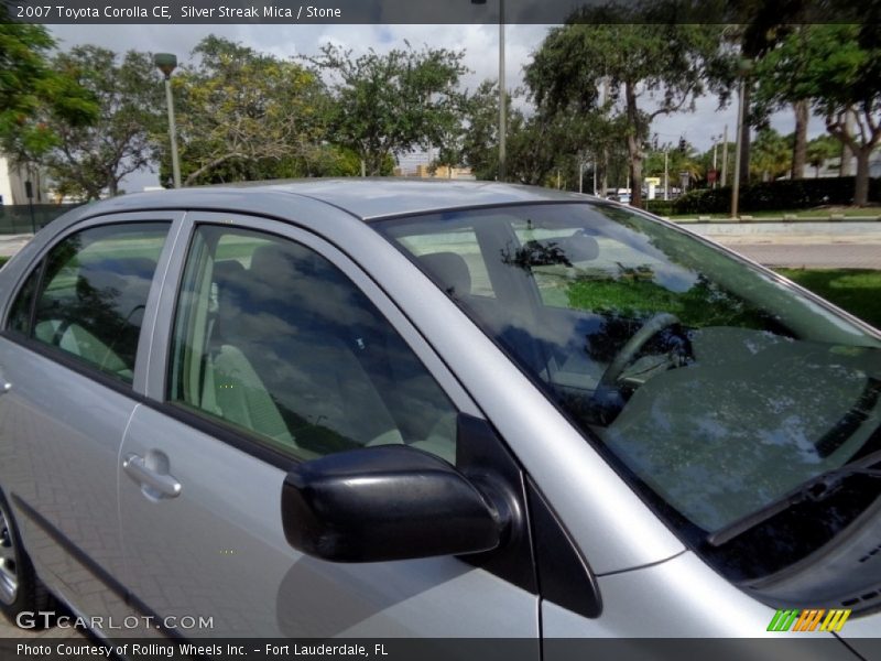 Silver Streak Mica / Stone 2007 Toyota Corolla CE