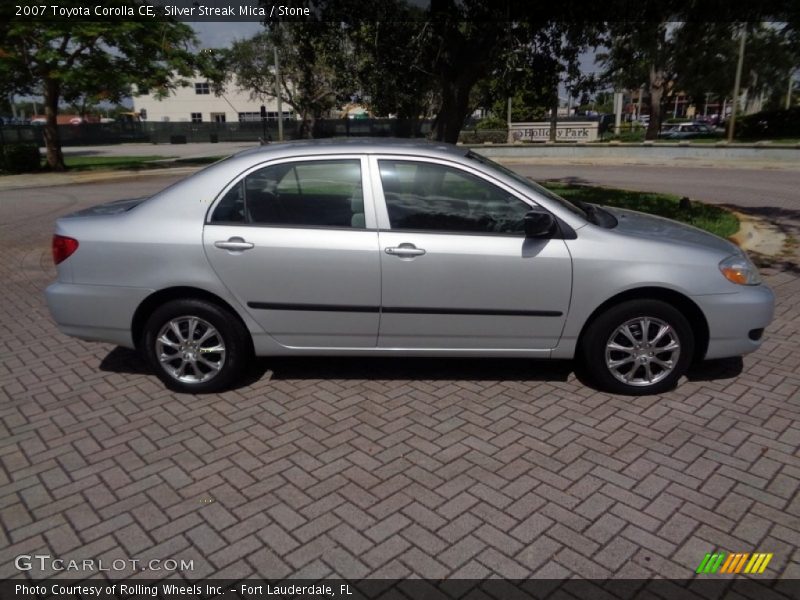 Silver Streak Mica / Stone 2007 Toyota Corolla CE