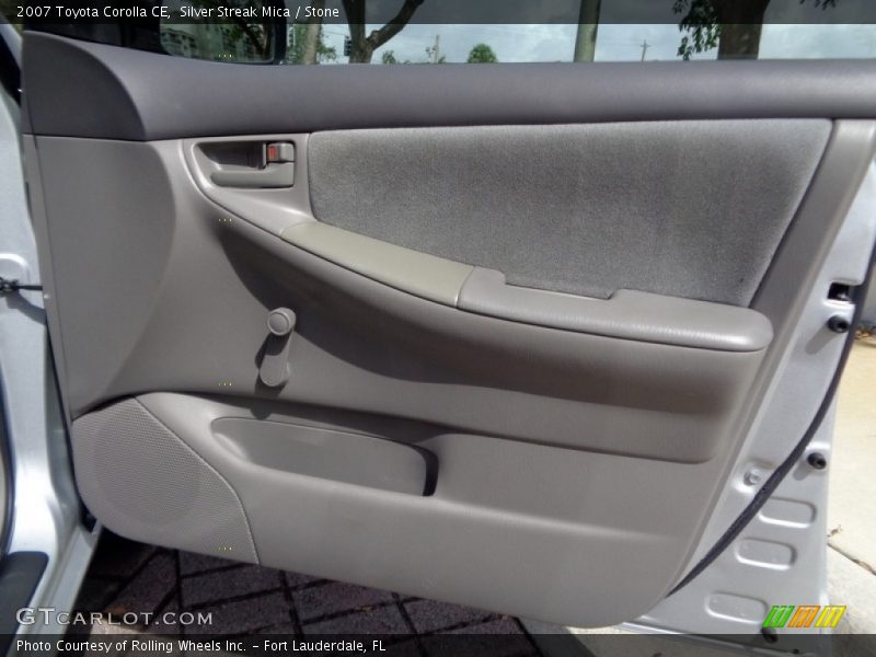 Silver Streak Mica / Stone 2007 Toyota Corolla CE