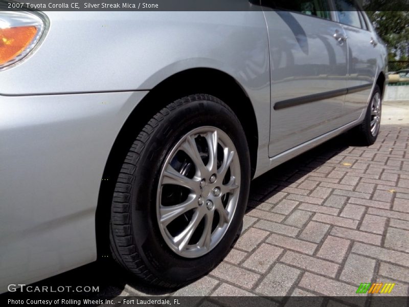 Silver Streak Mica / Stone 2007 Toyota Corolla CE