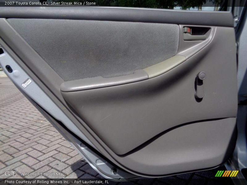 Silver Streak Mica / Stone 2007 Toyota Corolla CE