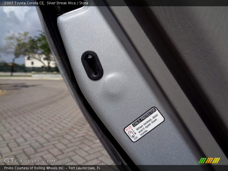 Silver Streak Mica / Stone 2007 Toyota Corolla CE