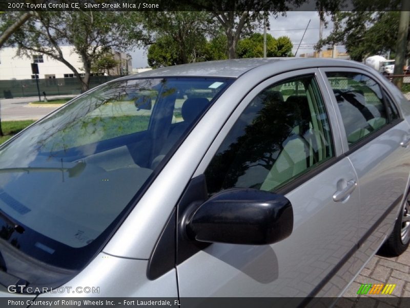 Silver Streak Mica / Stone 2007 Toyota Corolla CE