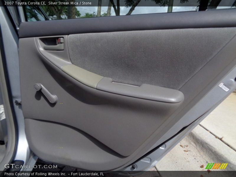 Silver Streak Mica / Stone 2007 Toyota Corolla CE