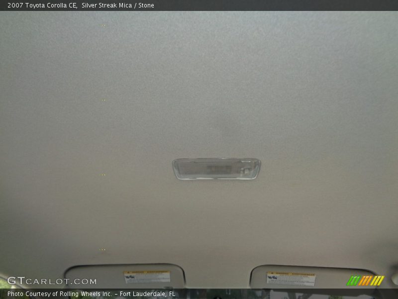 Silver Streak Mica / Stone 2007 Toyota Corolla CE