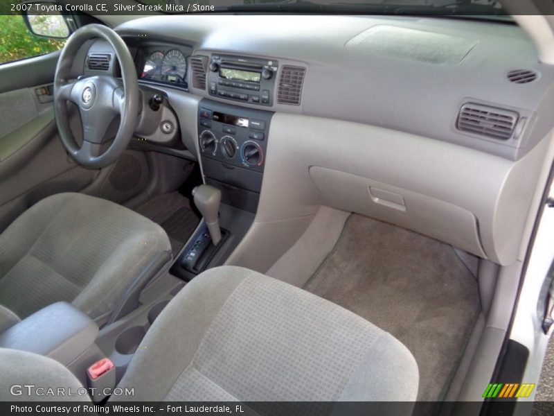 Silver Streak Mica / Stone 2007 Toyota Corolla CE