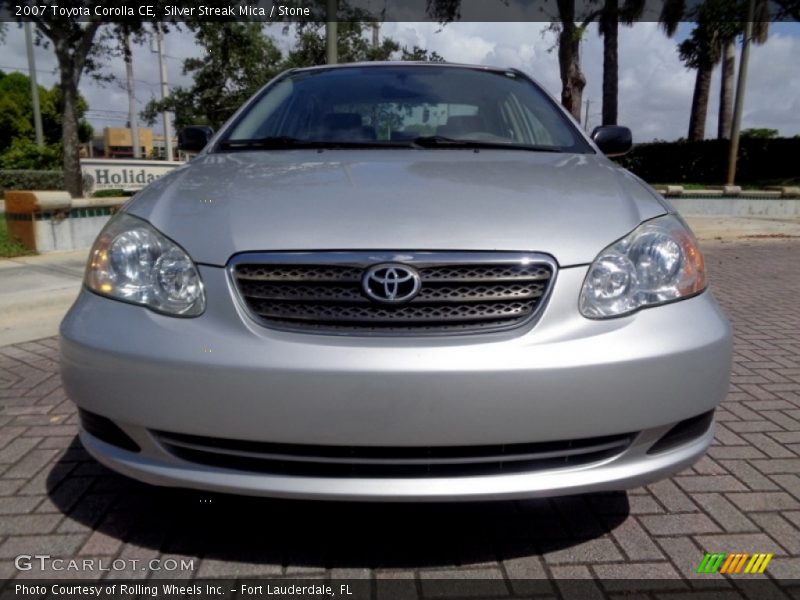 Silver Streak Mica / Stone 2007 Toyota Corolla CE