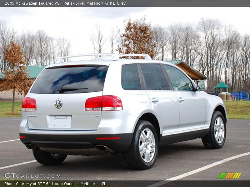 Reflex Silver Metallic / Kristal Grey 2005 Volkswagen Touareg V8