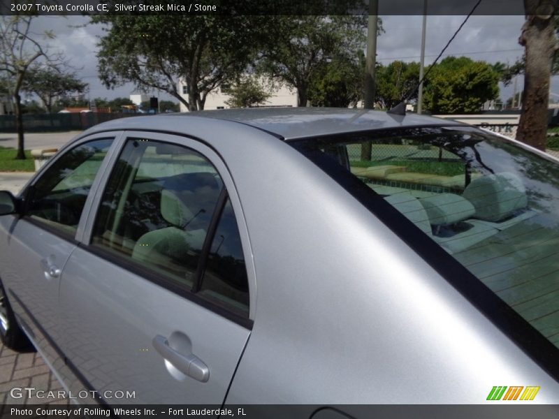 Silver Streak Mica / Stone 2007 Toyota Corolla CE