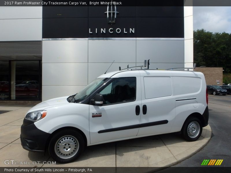 Bright White / Black 2017 Ram ProMaster City Tradesman Cargo Van