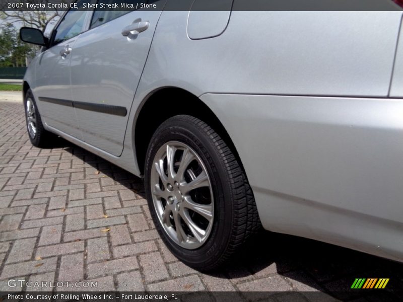 Silver Streak Mica / Stone 2007 Toyota Corolla CE