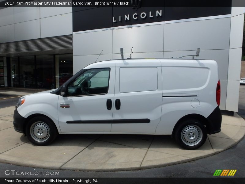 Bright White / Black 2017 Ram ProMaster City Tradesman Cargo Van