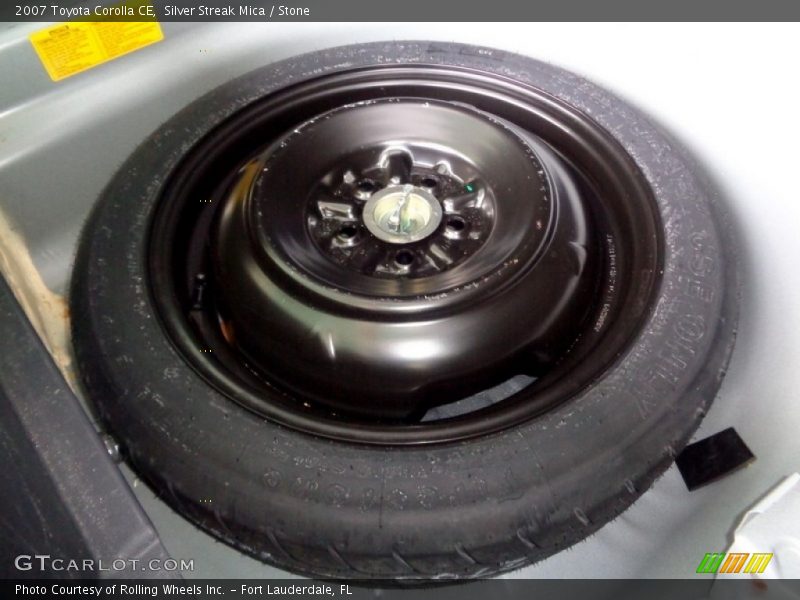Silver Streak Mica / Stone 2007 Toyota Corolla CE