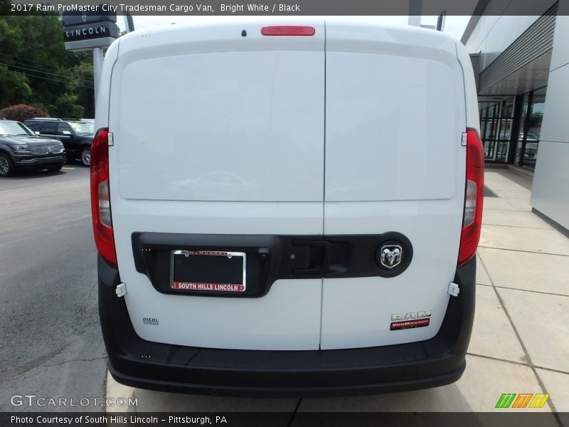 Bright White / Black 2017 Ram ProMaster City Tradesman Cargo Van