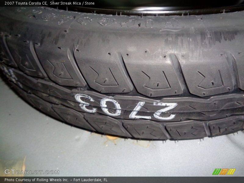 Silver Streak Mica / Stone 2007 Toyota Corolla CE