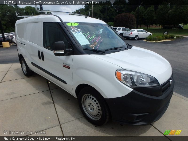 Bright White / Black 2017 Ram ProMaster City Tradesman Cargo Van