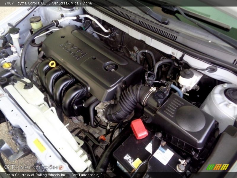 Silver Streak Mica / Stone 2007 Toyota Corolla CE