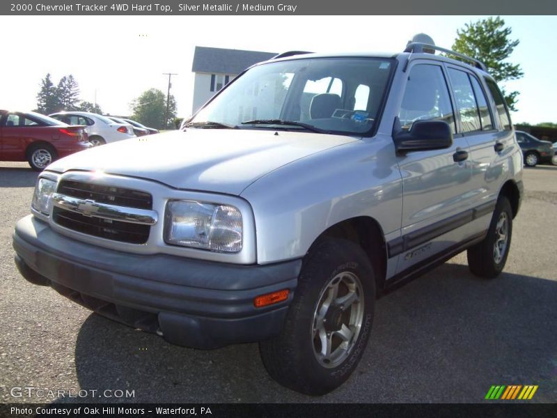 Silver Metallic / Medium Gray 2000 Chevrolet Tracker 4WD Hard Top