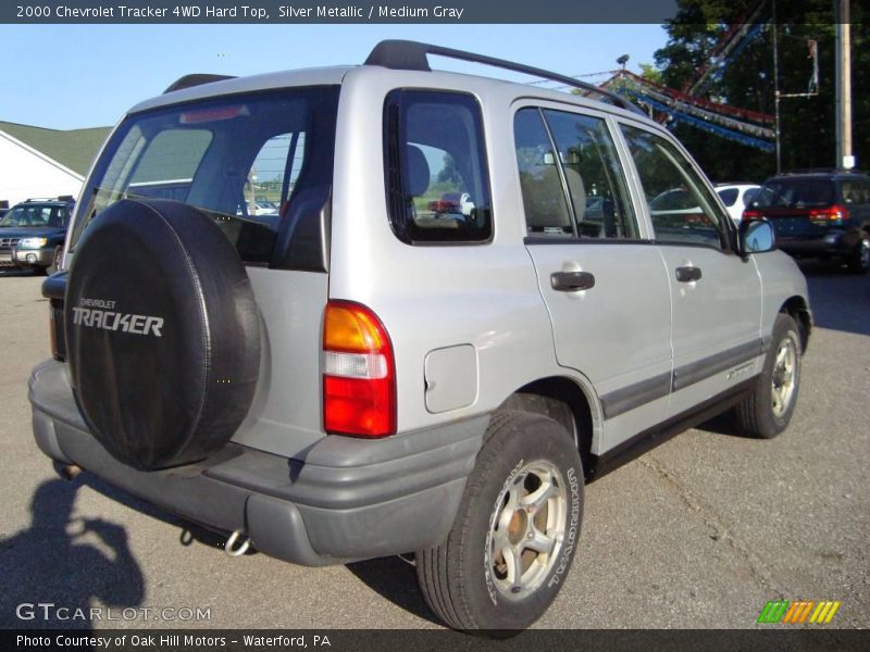 Silver Metallic / Medium Gray 2000 Chevrolet Tracker 4WD Hard Top
