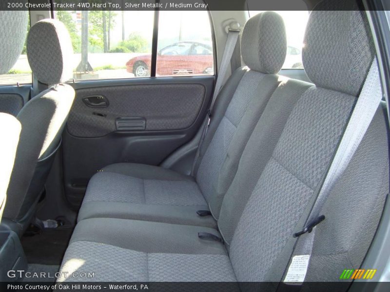 Silver Metallic / Medium Gray 2000 Chevrolet Tracker 4WD Hard Top