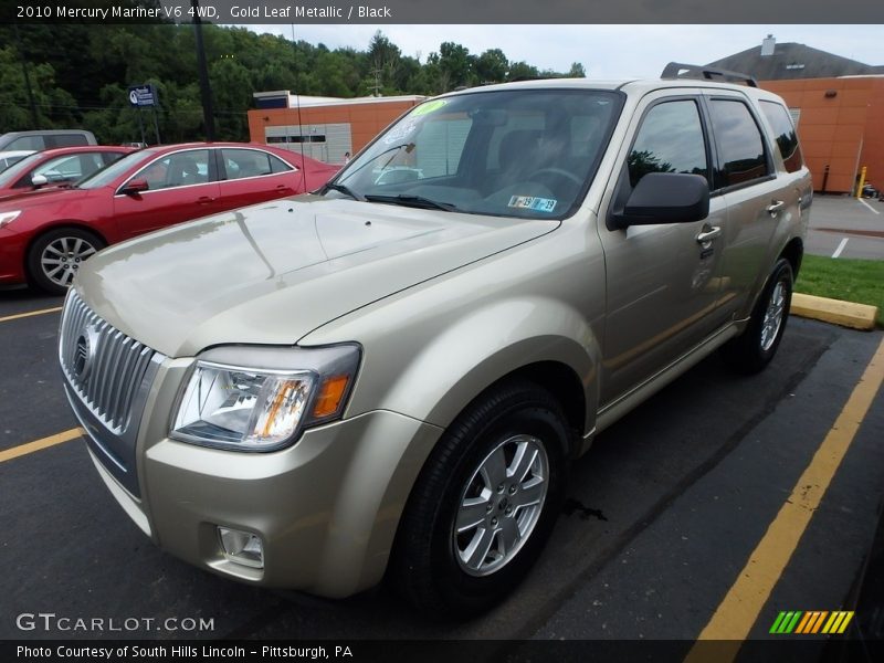 Gold Leaf Metallic / Black 2010 Mercury Mariner V6 4WD