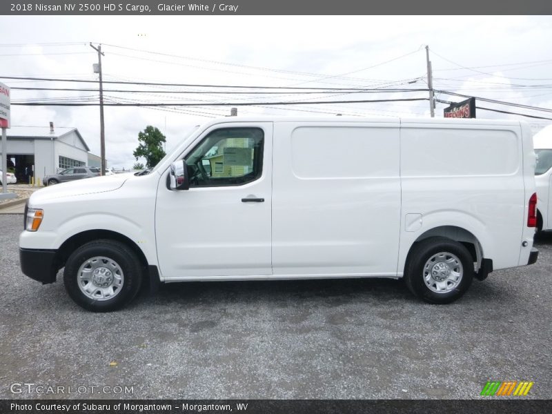 Glacier White / Gray 2018 Nissan NV 2500 HD S Cargo