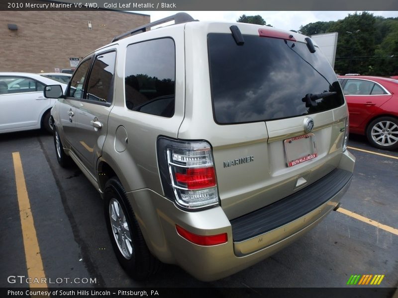 Gold Leaf Metallic / Black 2010 Mercury Mariner V6 4WD