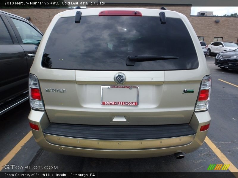 Gold Leaf Metallic / Black 2010 Mercury Mariner V6 4WD