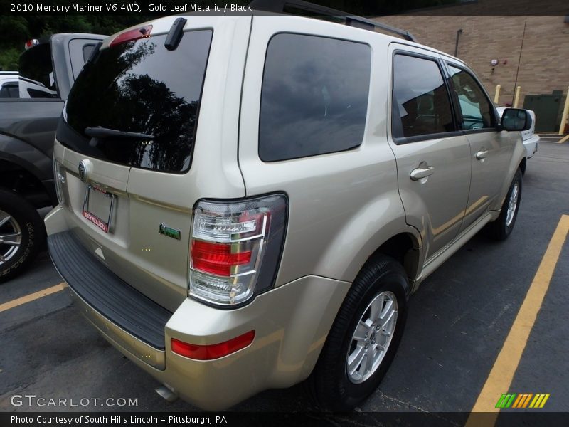 Gold Leaf Metallic / Black 2010 Mercury Mariner V6 4WD