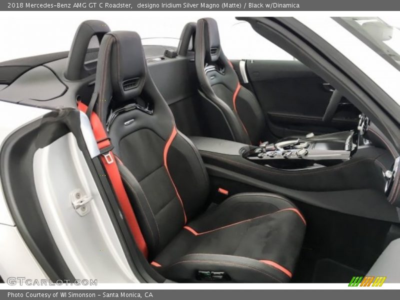 designo Iridium Silver Magno (Matte) / Black w/Dinamica 2018 Mercedes-Benz AMG GT C Roadster