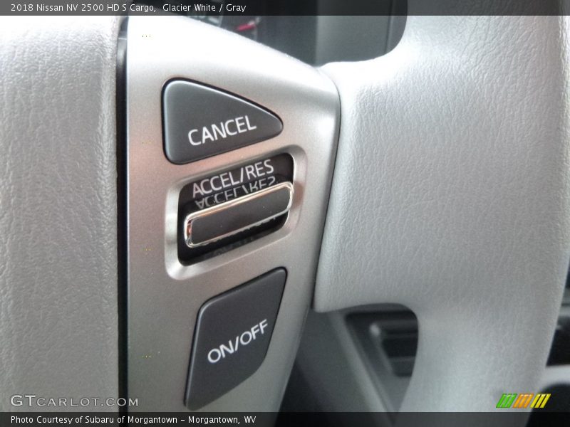 Glacier White / Gray 2018 Nissan NV 2500 HD S Cargo