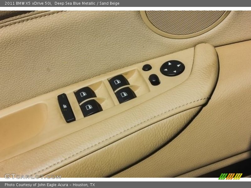 Deep Sea Blue Metallic / Sand Beige 2011 BMW X5 xDrive 50i