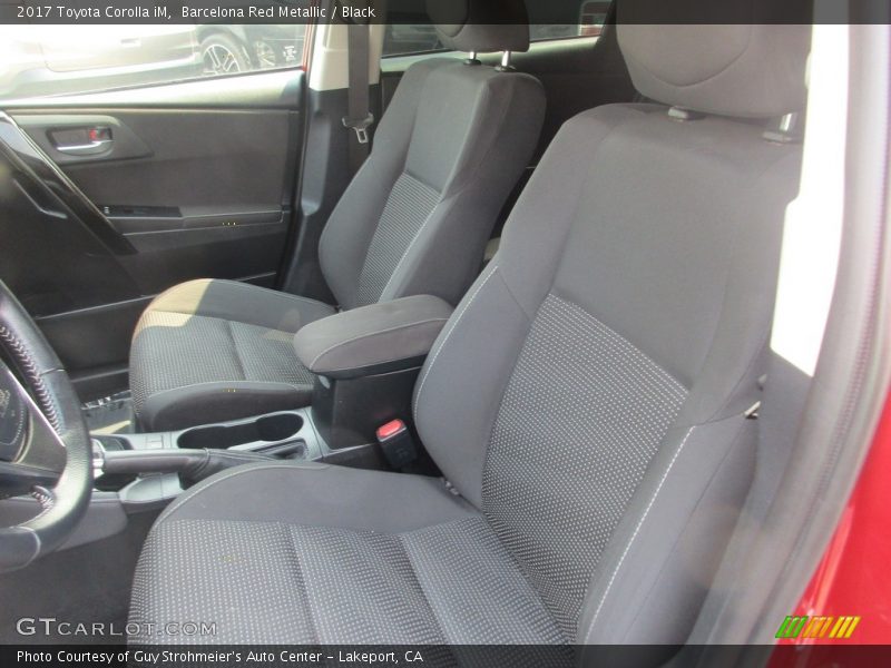 Barcelona Red Metallic / Black 2017 Toyota Corolla iM