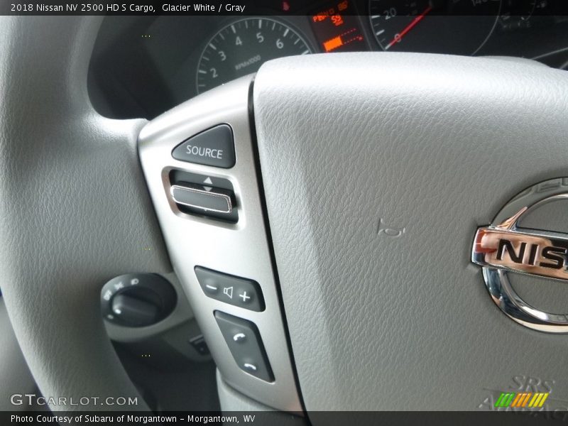 Glacier White / Gray 2018 Nissan NV 2500 HD S Cargo