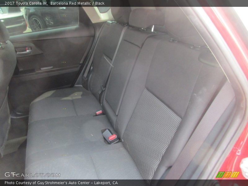 Barcelona Red Metallic / Black 2017 Toyota Corolla iM