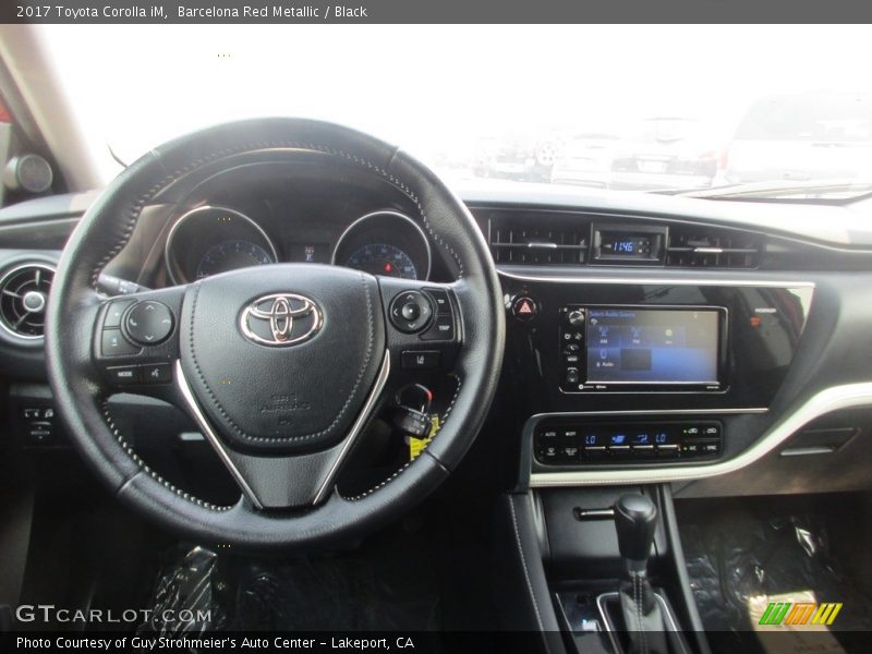 Barcelona Red Metallic / Black 2017 Toyota Corolla iM