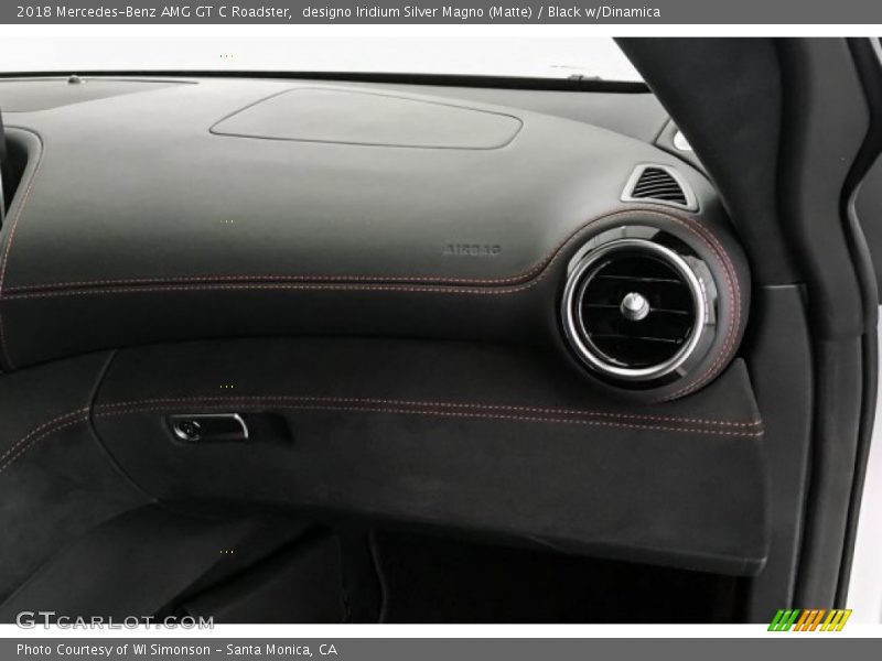 designo Iridium Silver Magno (Matte) / Black w/Dinamica 2018 Mercedes-Benz AMG GT C Roadster