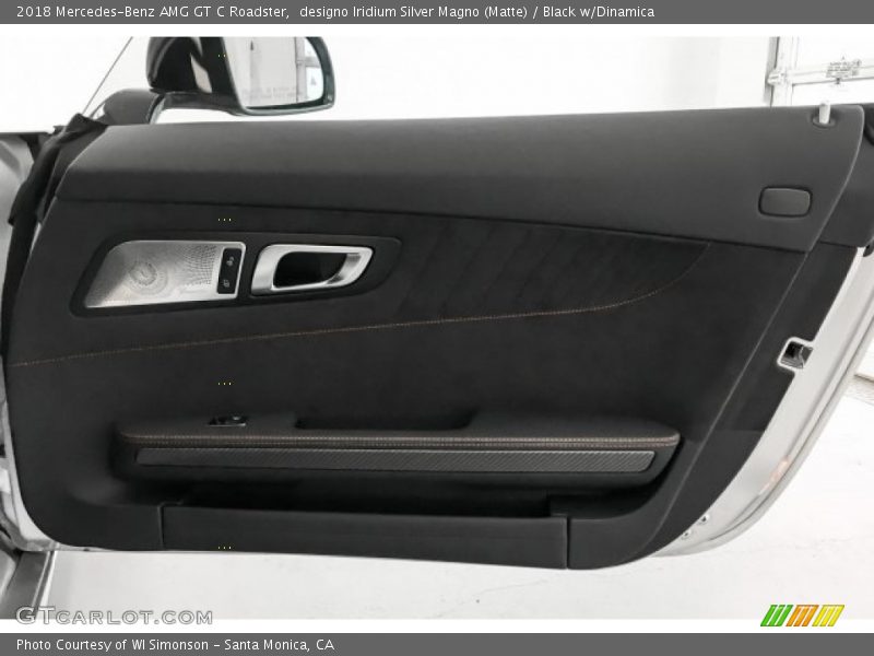 designo Iridium Silver Magno (Matte) / Black w/Dinamica 2018 Mercedes-Benz AMG GT C Roadster