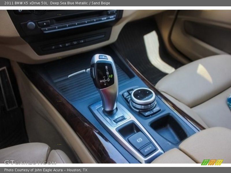 Deep Sea Blue Metallic / Sand Beige 2011 BMW X5 xDrive 50i