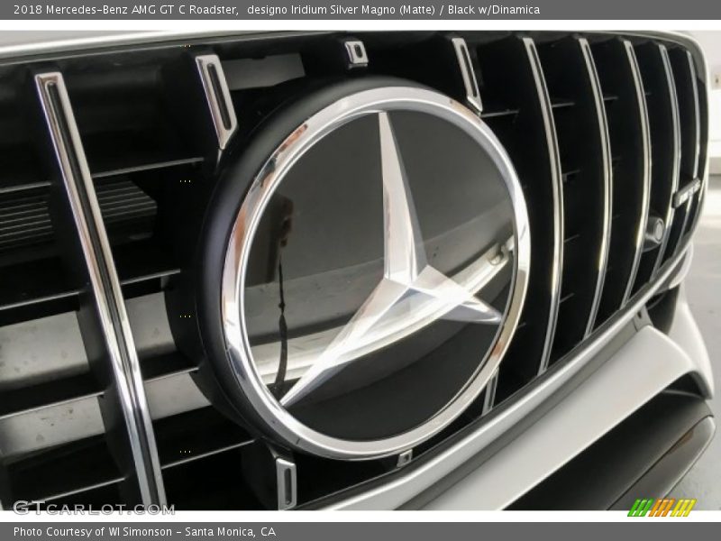 designo Iridium Silver Magno (Matte) / Black w/Dinamica 2018 Mercedes-Benz AMG GT C Roadster