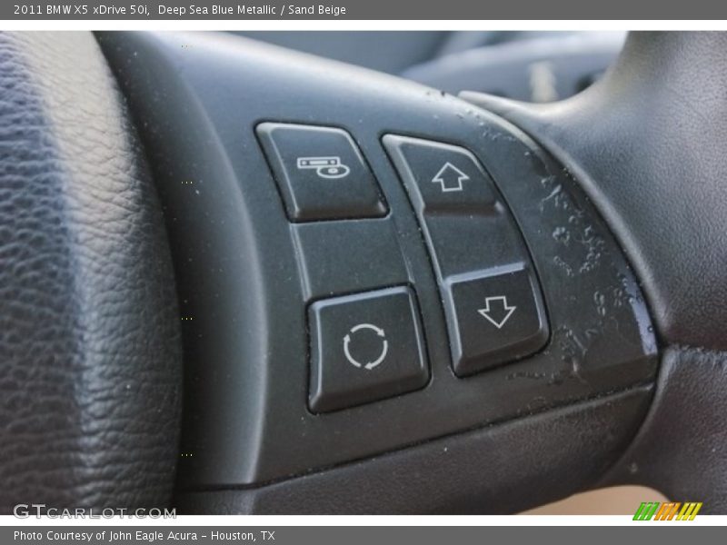 Deep Sea Blue Metallic / Sand Beige 2011 BMW X5 xDrive 50i