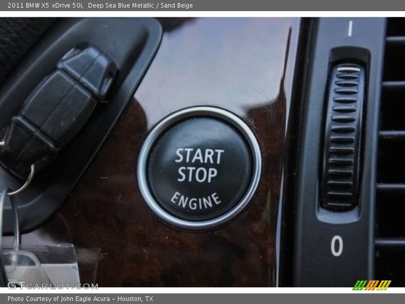 Deep Sea Blue Metallic / Sand Beige 2011 BMW X5 xDrive 50i