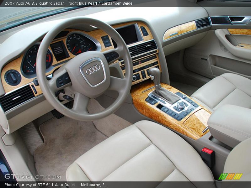 Night Blue Pearl / Cardamom Beige 2007 Audi A6 3.2 quattro Sedan