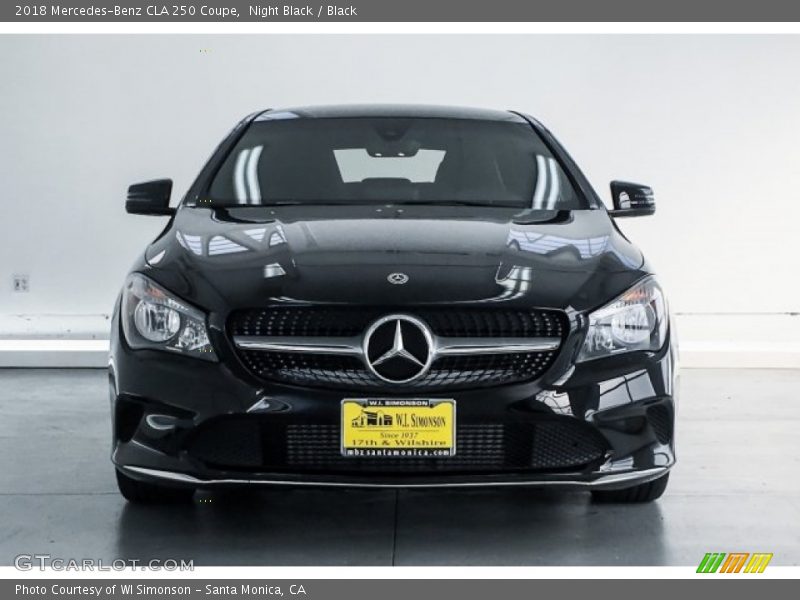 Night Black / Black 2018 Mercedes-Benz CLA 250 Coupe
